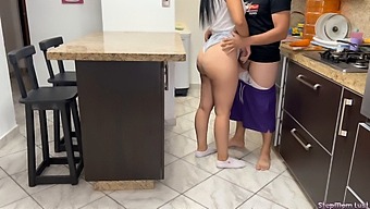 Amazing Stepmom With Big Ass: Cheating On Her With Sexy Shores
