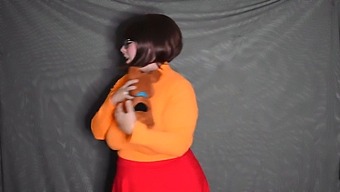 Velma Undresses In Front Of The Camera