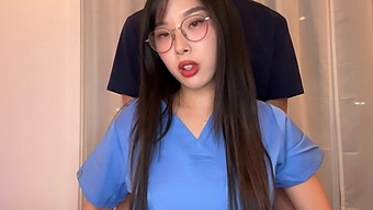 Amateur Asian Medical Intern Elle Lee Gets A Creampie From A Creepy Doctor