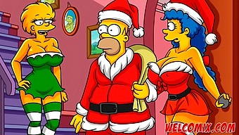 The Simpsons Hentai: A Christmas Surprise With A Charitable Twist
