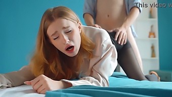 A Careless College Coed Negotiates Rent With Her Body In A Dormitory