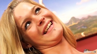 Klara, A Busty Blonde, Enthusiastically Gives Oral And Swallows Semen Instead Of Posing For A Photoshoot