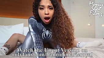 Black Teenage Cosplayer Receives A Facial And Internal Creampill During Oral Sex