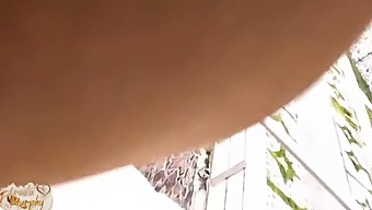 A Steamy Couple Gets Busted Having Sex On Their Balcony Overlooking The Neighbors