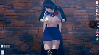 Experience The Ultimate In Sensual Pleasure With This Ai-Powered Erotic Video Featuring A Stunning Black-Haired Beauty. Watch As Her Huge Breasts And Naughty Demeanor Captivate You In This Real 3dcg Hentai Game. Get Ready To Be Mesmerized By Her Mechanical Allure And Emotionless Charm.