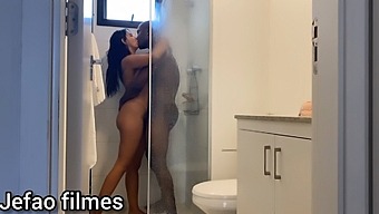 A Woman'S Journey Leads To A Romantic Bath Session With Her Lover