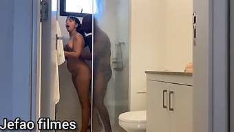 A Woman'S Journey Leads To A Romantic Bath Session With Her Lover